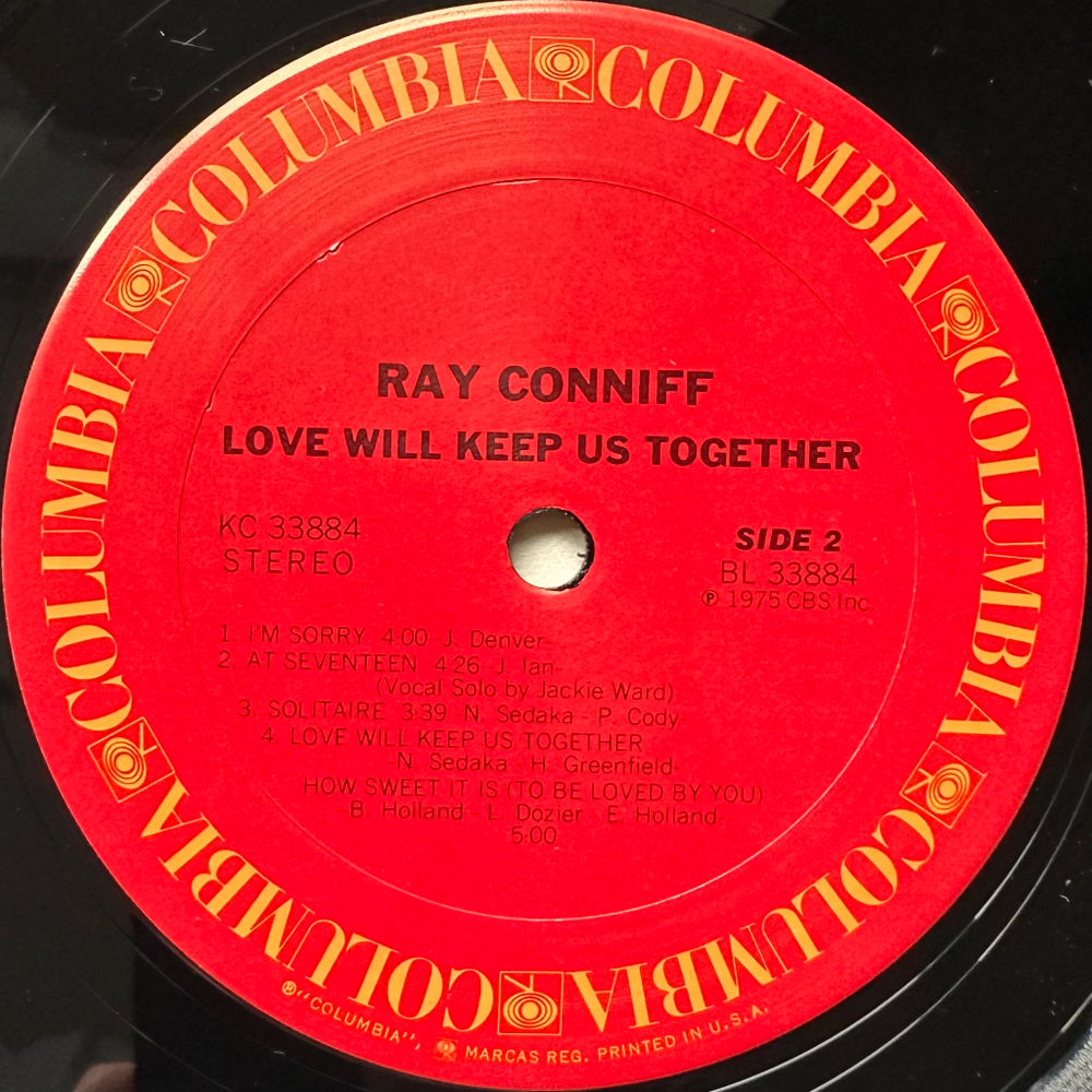 Ray Conniff - Love Will Keep Us Together (США 1975г.)