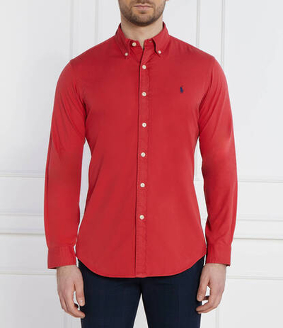 Рубашка POLO RALPH LAUREN - красный(710937993)