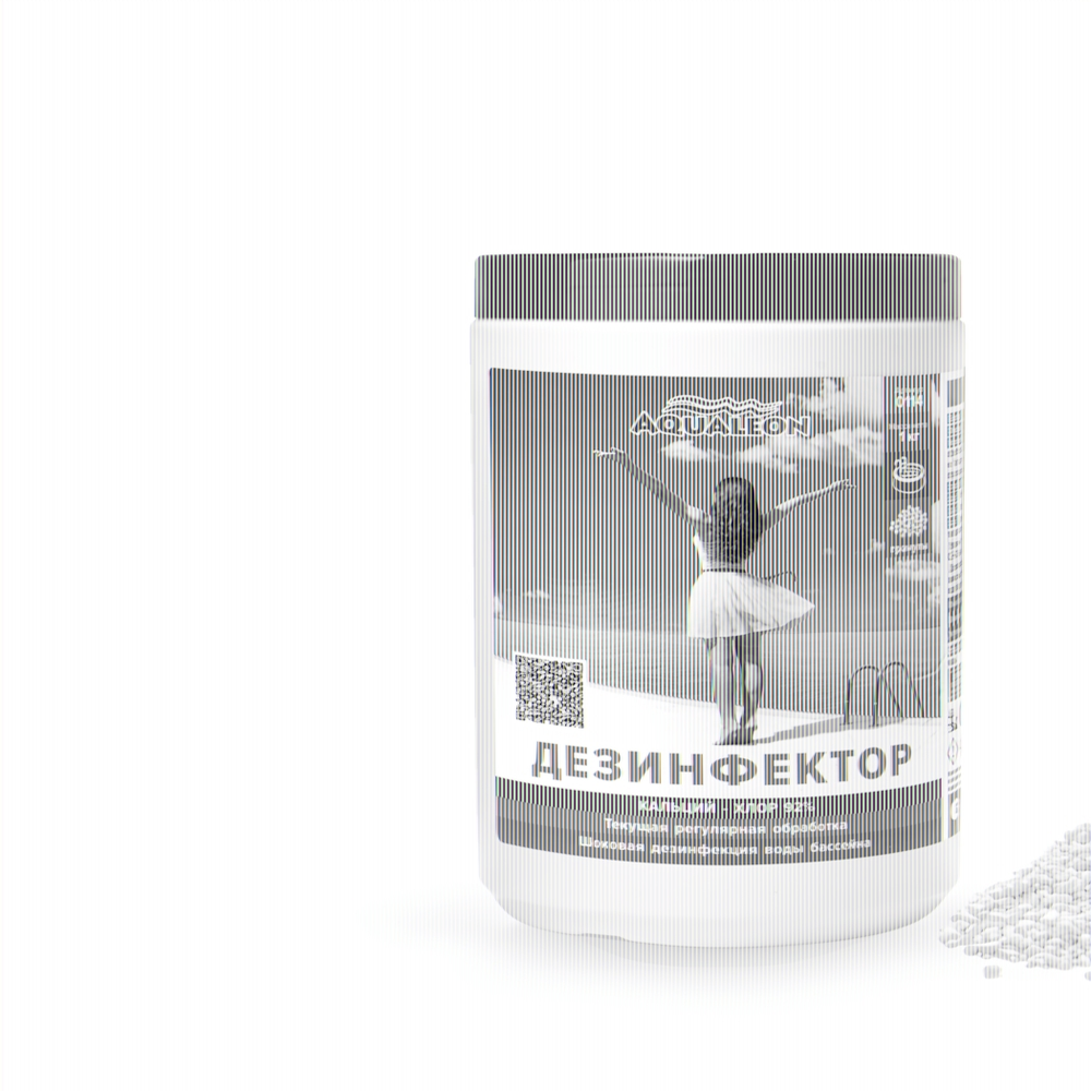 Средство для обеззараживания воды в бассейнах Aqualeon DHK1GB в гранулах (банка,1 кг)