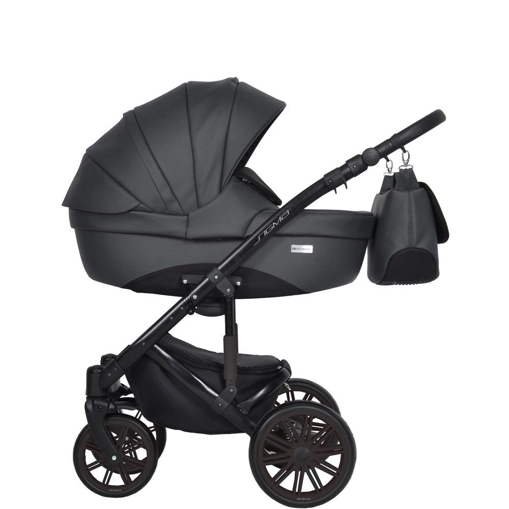Коляска SIGMA Classic (Riko) 01 Antracite (графит)