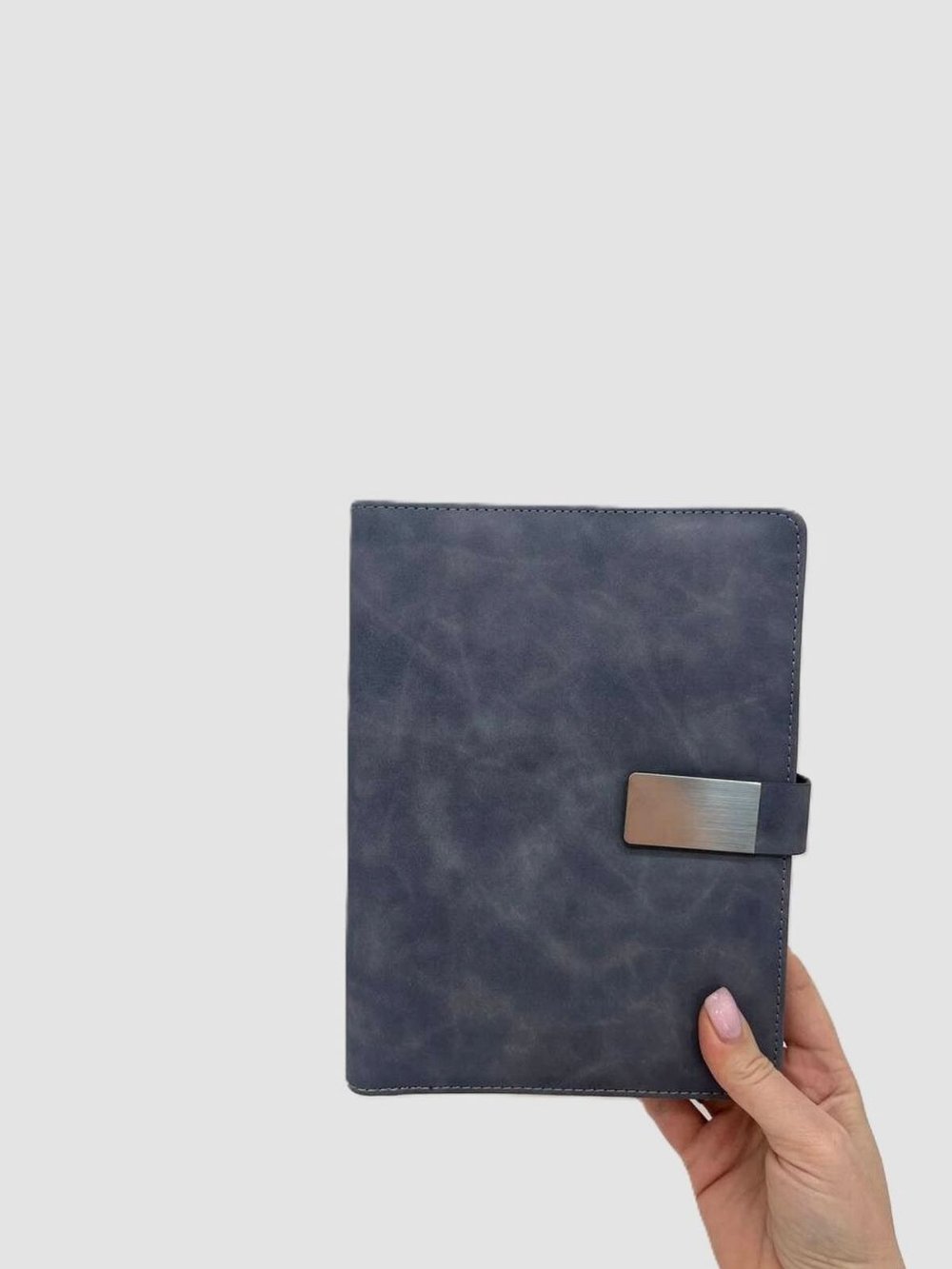 Блокнот-органайзер А5 в линейку на кольцах 80 л графит (5923-4)