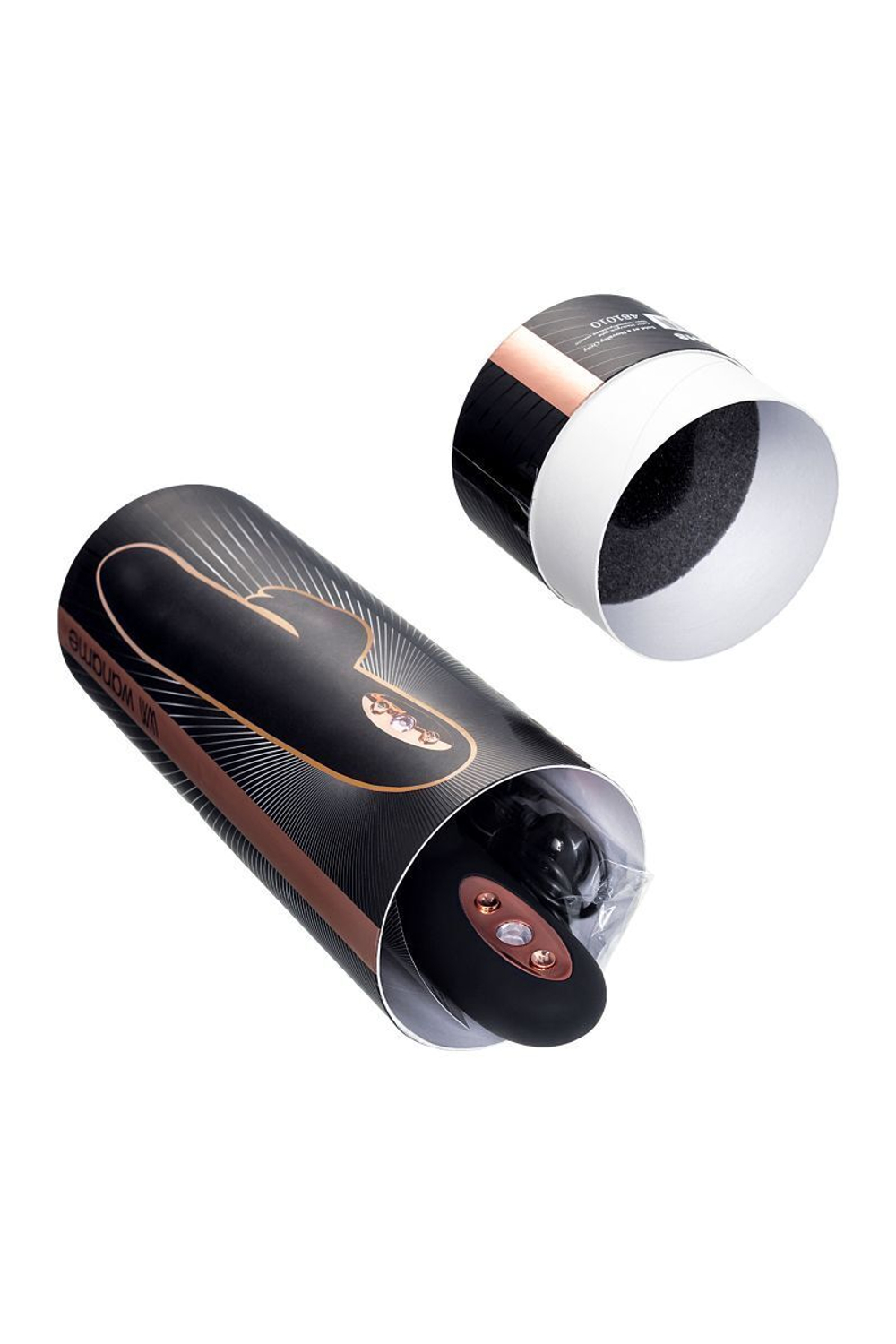 Черный вибратор-кролик Waname D-Splash Hail - 23,8 см. (Цвет: черный)