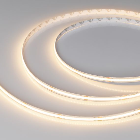 Светодиодная лента Arlight 10W/m 480Led/m CSP теплый белый 20M COB-X480-8mm 24V Warm3000 048025