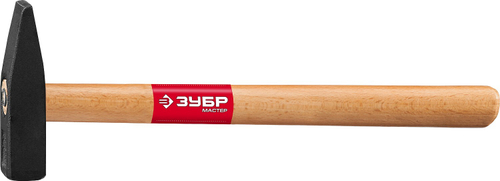 ЗУБР 300 г молоток слесарный с деревянной рукояткой