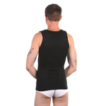 Мужская утягивающая майка (Размер: XL) (Цвет: черный)