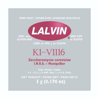 Винные дрожжи Lalvin "K1-V1116", 5 г