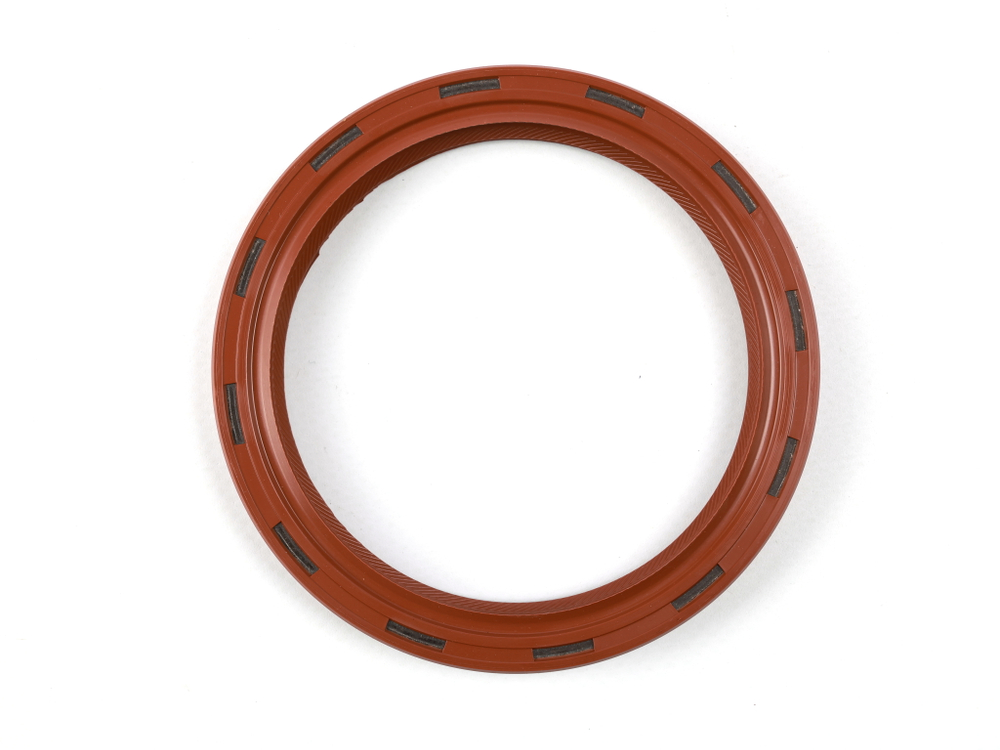 Сальник 80х100х10 а/м ВАЗ,ГАЗель,УАЗ коленчатого вала задний дв. ЗМЗ, УМЗ, ВАЗ 2108, 2170-2172, Приора, Evotech 2.7 (красный с пружиной/NBR) Резинотехника г. Балаково ( ОЕ Р.2108-1005160 к.(NBR) )