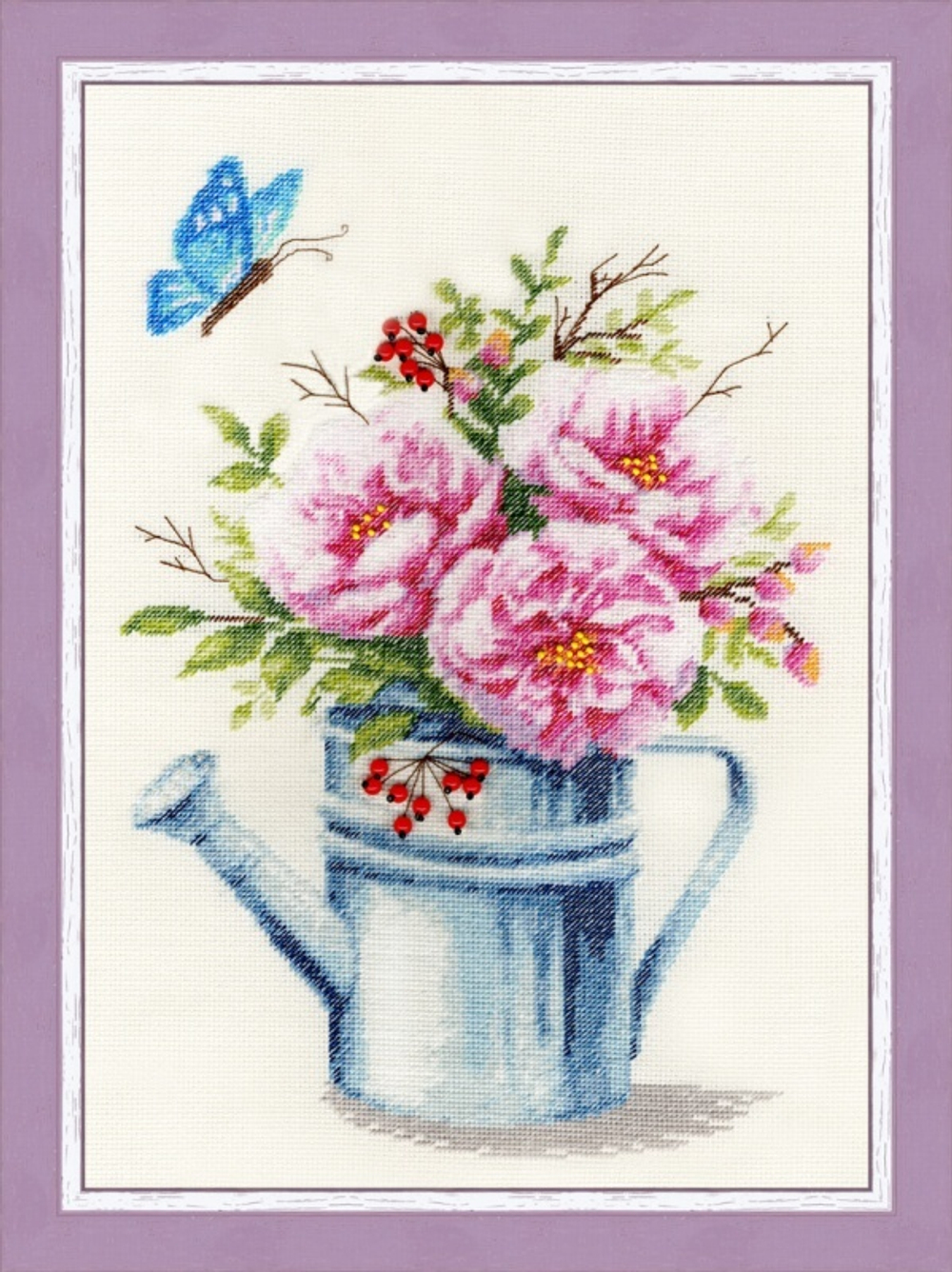 Полное описание¶Основные характеристики:¶Дизайнер: Есенова Индира.¶Размер: 30,5×2 см;¶Канва: Аида кр