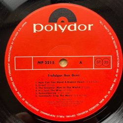 Винтажная виниловая пластинка LP Bee Gees Trafalgar (Japan 1972) (No Obi) Remembering