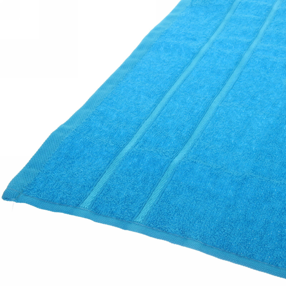 Полотенце махровое 30*60см «LUNA» цвет голубой 06000 плотность 360гр/м2