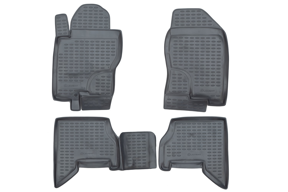 Коврики в салон для NISSAN Pathfinder 2005-2010, 4 шт. (полиуретан, серые) NLC.36.10.211