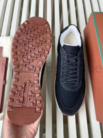 Мужские темно-синие зимние кроссовки Loro Piana Week End Walk Evo Sneakers