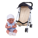 Коляска для кукол сидячая, пакет 935-12