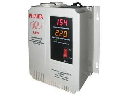 Стабилизатор АСН-1 000 Н/1-Ц Ресанта Lux