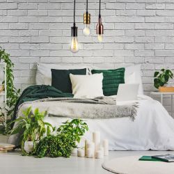 Светильник подвесной ЭРА PL13 E27 - 3 GB под лампу E27 провод 1 м золотой бронзовый