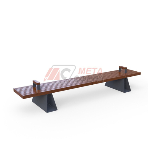 Лавка Сеул с подлокотниками