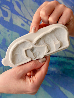 Вайнер для лепки декора Белые медведи, Умка