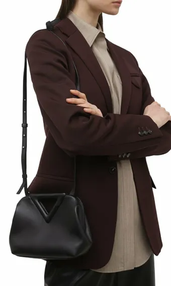 Сумка Bottega Veneta Small Point черный