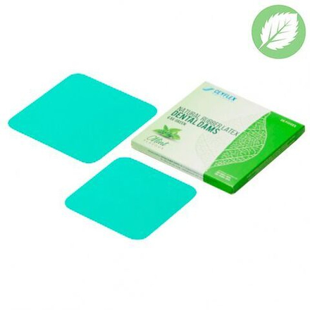 Раббер дам-набор листов CEYFLEX Dental DAM, GREEN МЯТА/ Regular 36 шт.