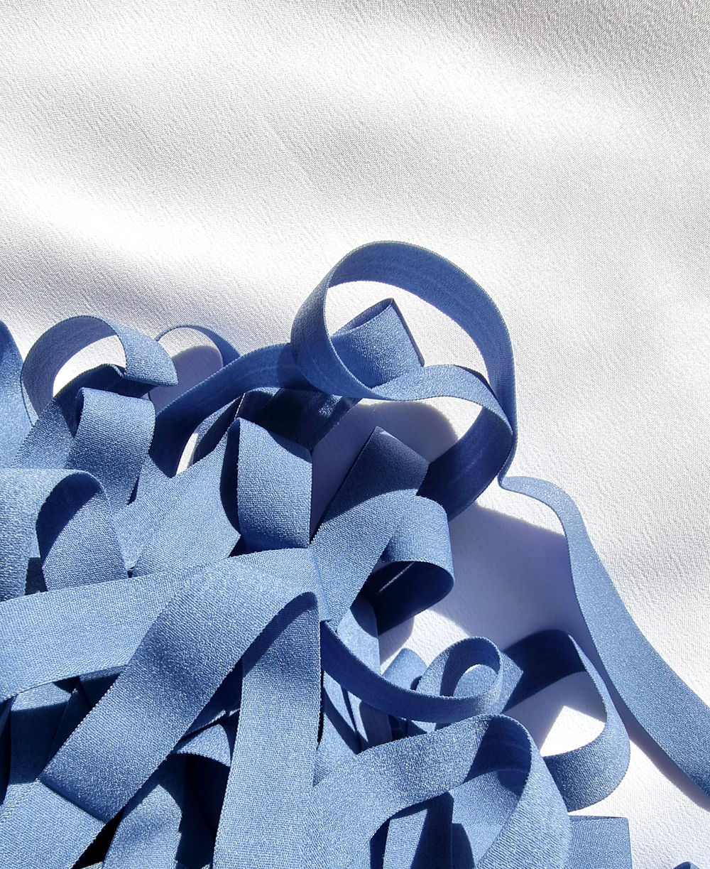 Бейка эластичная матовая ниагара 16 мм