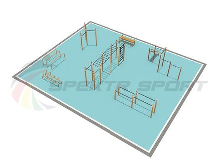 Районная площадка для Воркаут и GTO 3_76mm