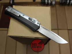 Нож Microtech 184-10 GLYKON Tanto T/E - серые вставки, клинок сатин танто