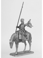 Оловянный солдатик Конный казак с пикой