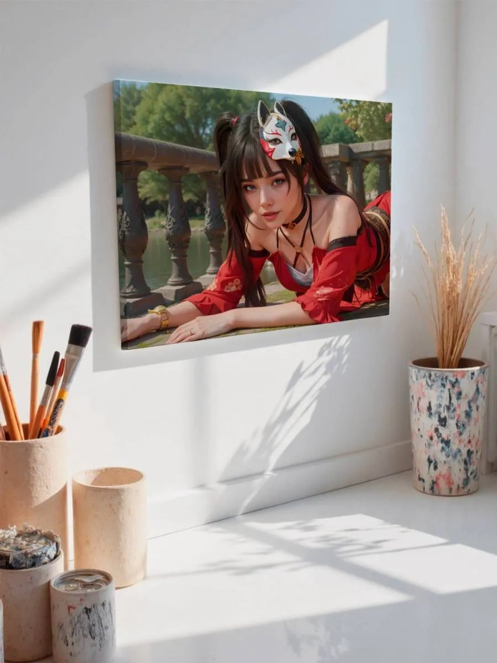 Картина на стену 40 X 50 Аниме девушка