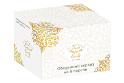 Обеденный сервиз 27 предметов на 6 персон Anna Lafarg Emily Амалия