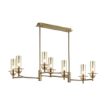 6554/8C CLASSI LN25 000 бронза/коньячный/металл/стекло Люстра потолочная E14 8*40W 220V MADONNA