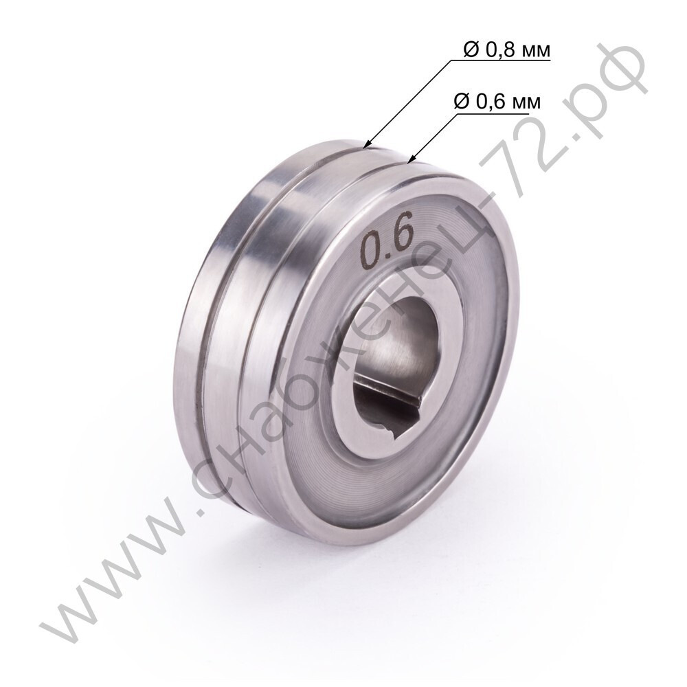 Ролик INVERMIG 185NEW/205/185М/200/188Multi/160Combi/180Combi/SAGGIO MIG 200 д.0,6-0,8 (10.05/30.08) (пр-во FoxWeld/КНР)