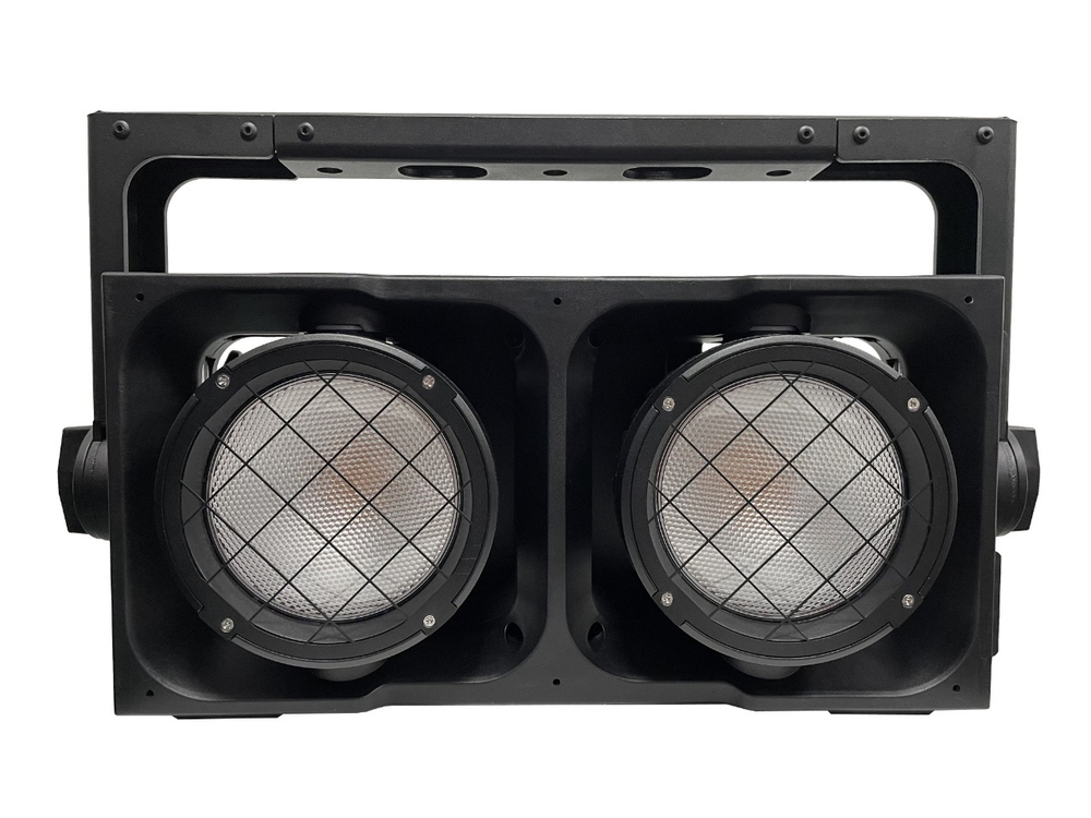 Светодиодный заливающий светильник (LED Par Blinder) 2×300W Cool and Warm White (холодный + теплый белый), IP65