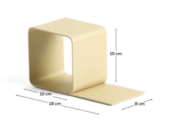 Держатель для книг Mistra бежевого цвета из железа