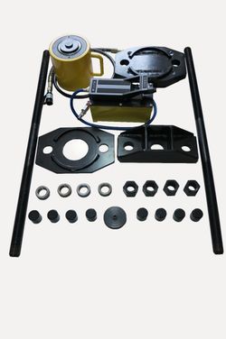 ТИТАН (ТТН-101П) Выпрессовщик шкворней гидравлический, на тележке, с пневмоприводом, 100 т