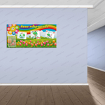 Стенд магнитный Наше творчество с карманом А4 969