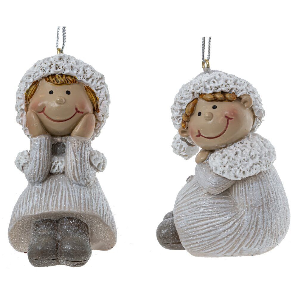 GAEM Фигурка декоративная подвесная "Девочка", L5 W5,5 H8 см, 2в.