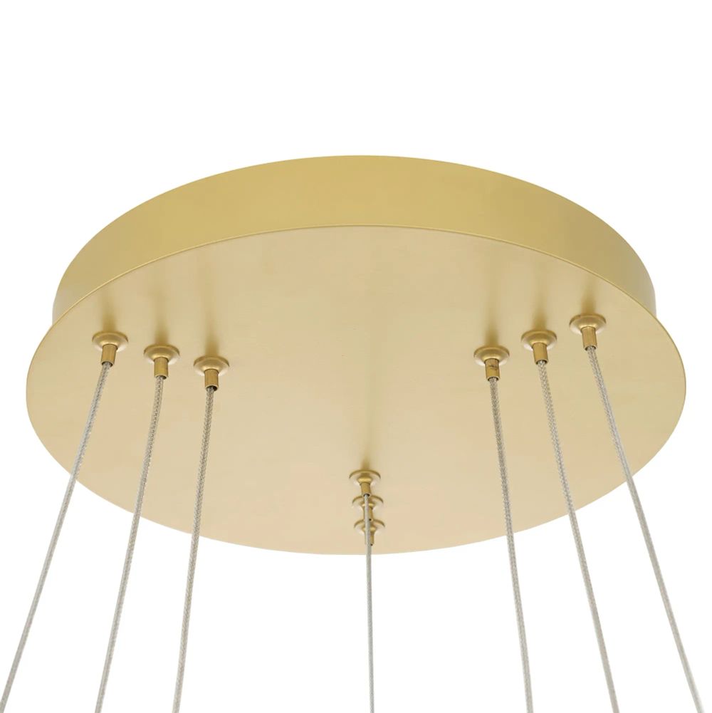 Citilux Дуэт CL719652 LED Люстра подвесная с пультом Золото