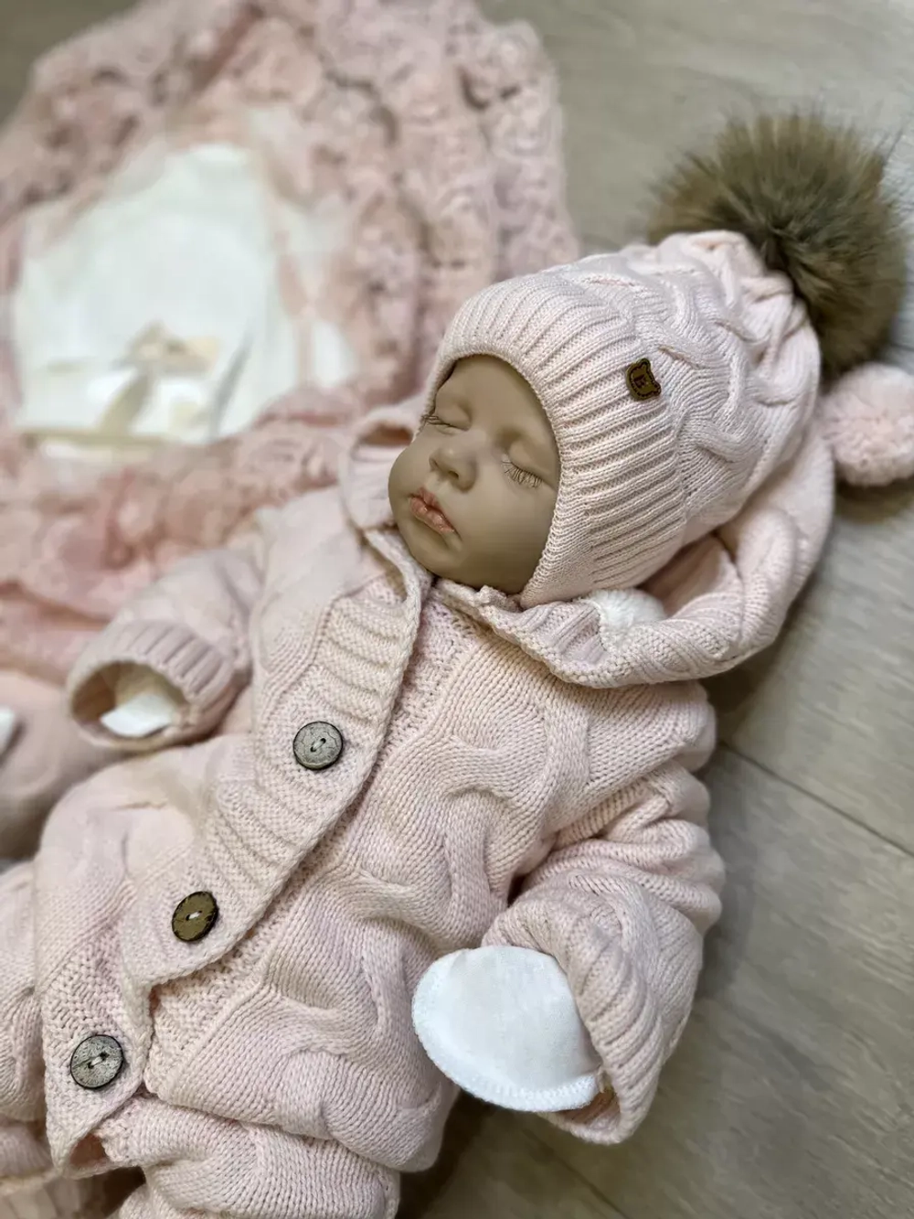 Конверт на выписку для новорожденных зимний