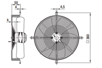 Вентилятор осевой S4D300-AP28-30