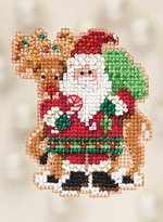 "Санта и олень"- МH18-2305 вышивка