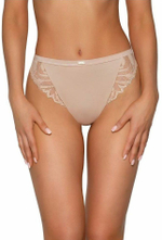 Трусики-бразилиана со средней линией талии Yasemin (Размер: XL) (Цвет: телесный)