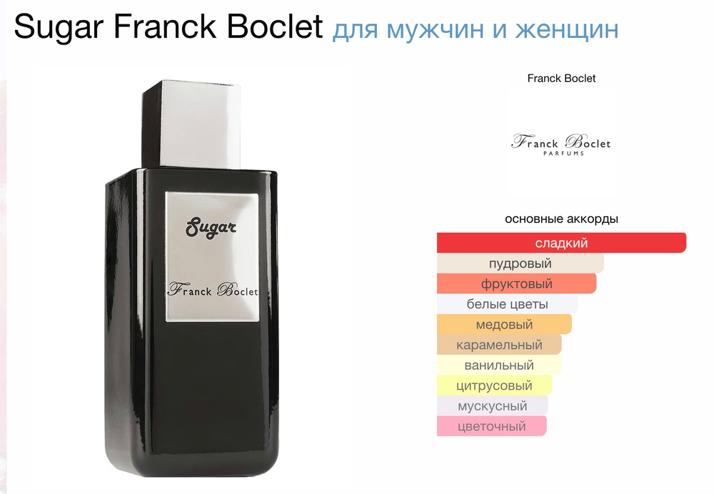 Franck Boclet - sugar (унисекс)