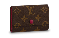 LOUIS VUITTON Canvas Key Pouch Men"s Brown