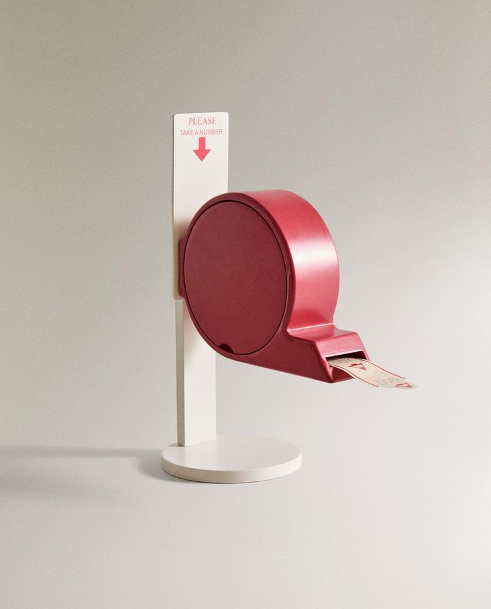 ZARA HOME ДЕТСКИЙ ИГРУШЕЧНЫЙ ТЕРМИНАЛ ДЛЯ ВЫДАЧИ БИЛЕТОВ, КРАСНЫЙ