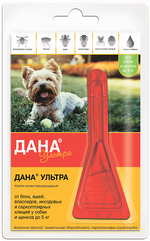 Apicena Дана Ультра капли инсектоакарицидные на холку