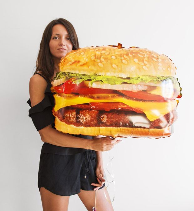 Шар фигура Чизбургер гамбургер (БГ-35)