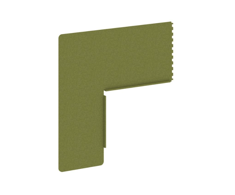 Боковая панель-ширма для стола глубиной 600 (для столешниц расположенных в ряд) AcustiX