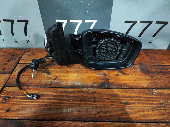 Зеркало правое (мех. 2 pin) Skoda Rapid 1 12-20 Б/У Оригинал 5JB857502