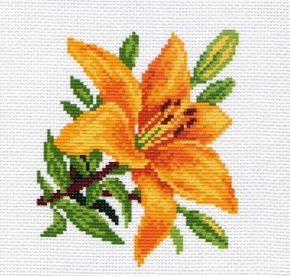 "Лилия"-0513/1 канва с рисунком