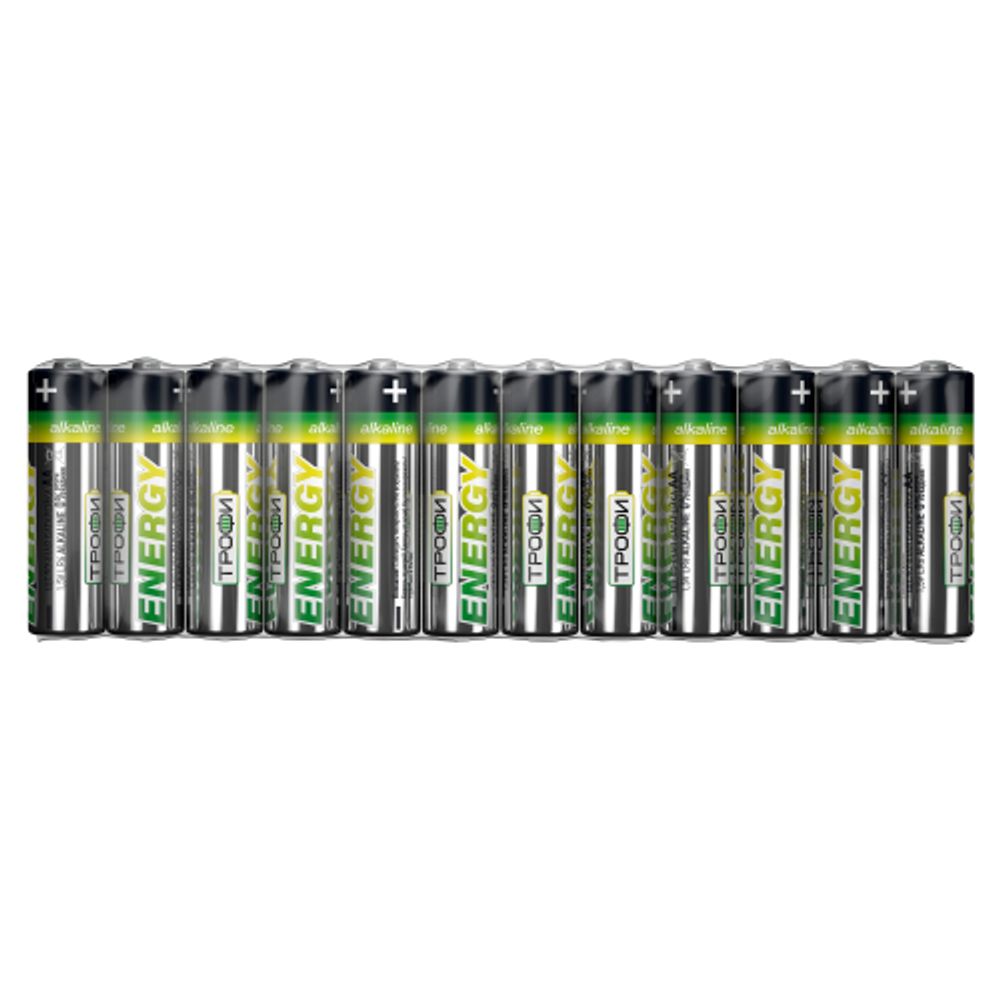 Батарейки Трофи LR6-12S ENERGY Alkaline | Батарейки Щелочные (Алкалиновые)